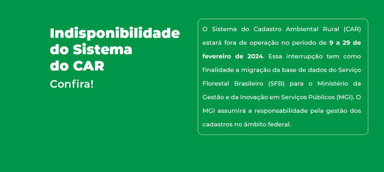 Cadastro Ambiental Rural (CAR)
